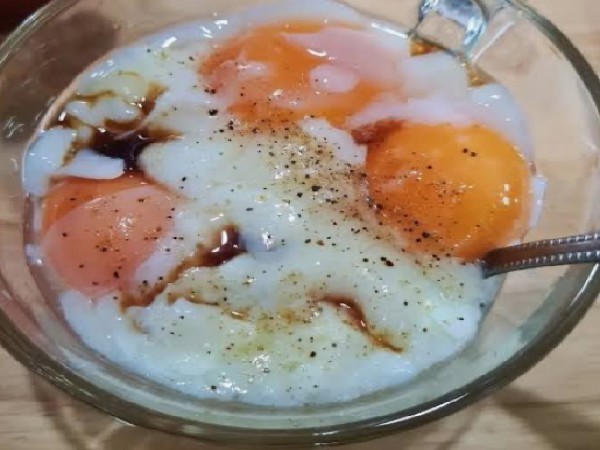 ไข่ลวก 3 ฟอง